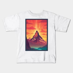 Zermatt,Matterhorn,Switzerland,Poster Kids T-Shirt